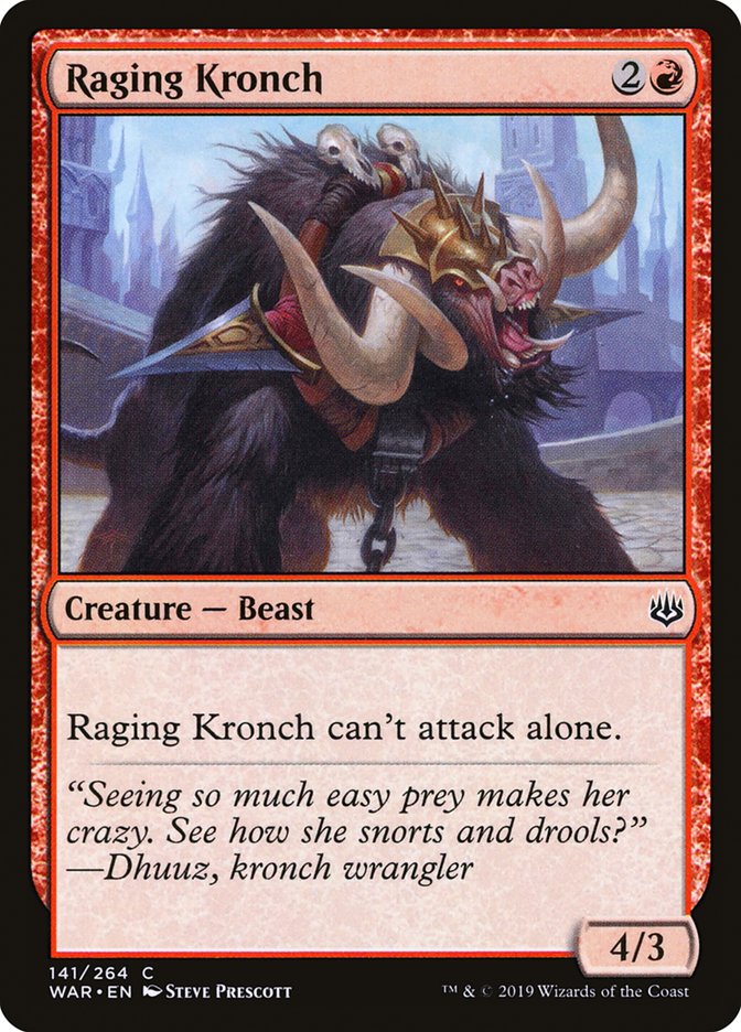 Raging Kronch [Guerre de l'Étincelle] 