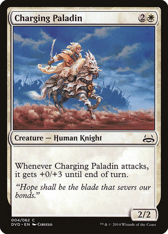 Paladin de charge (divin contre démoniaque) [Duel Decks Anthology] 