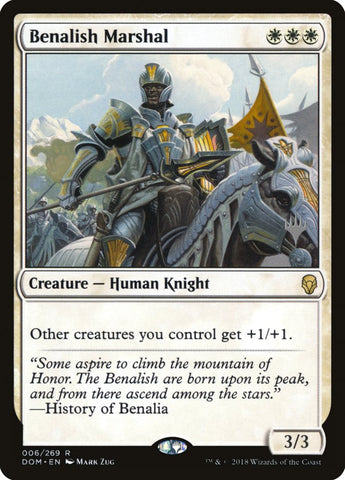 Maréchal Benalish (Pack Promo) [Dominaria Promos] 