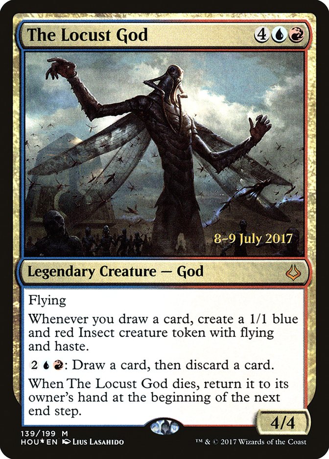 The Locust God  (Prerelease) [Hour of Devastation Prerelease Promos]