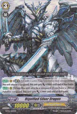 Dignified Silver Dragon (Foil) (MT01/002EN) [Mega Trial Deck 1: Rise to Royalty]