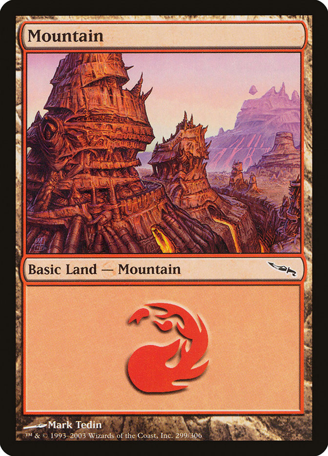 Mountain (#299) [Mirrodin]