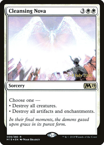 Cleansing Nova  (Prerelease) [Core Set 2019 Prerelease Promos]