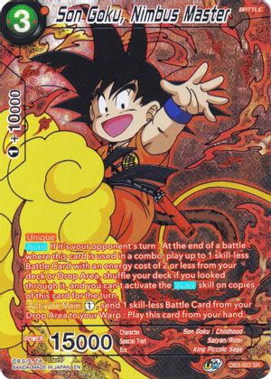 Son Goku, Nimbus Master (DB3-003) [Selección de coleccionista vol. 2] 