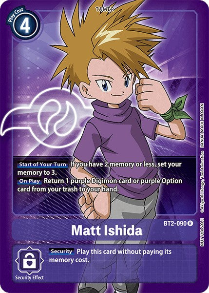 Matt Ishida [BT2-090] (Official Tournament Pack Vol.3) [Release Special Booster Promos]
