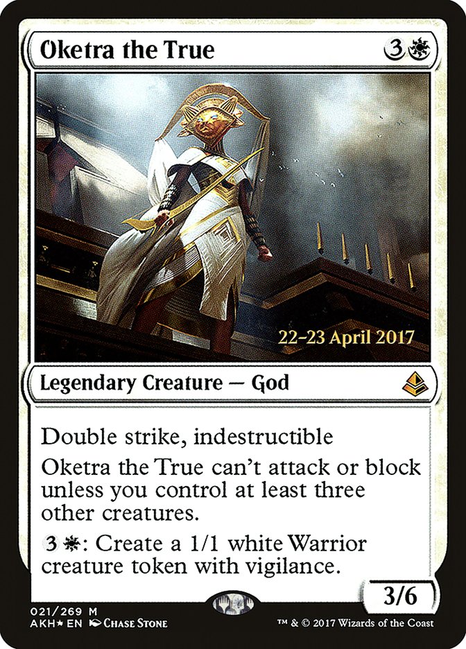 Oketra the True  (Prerelease) [Amonkhet Prerelease Promos]