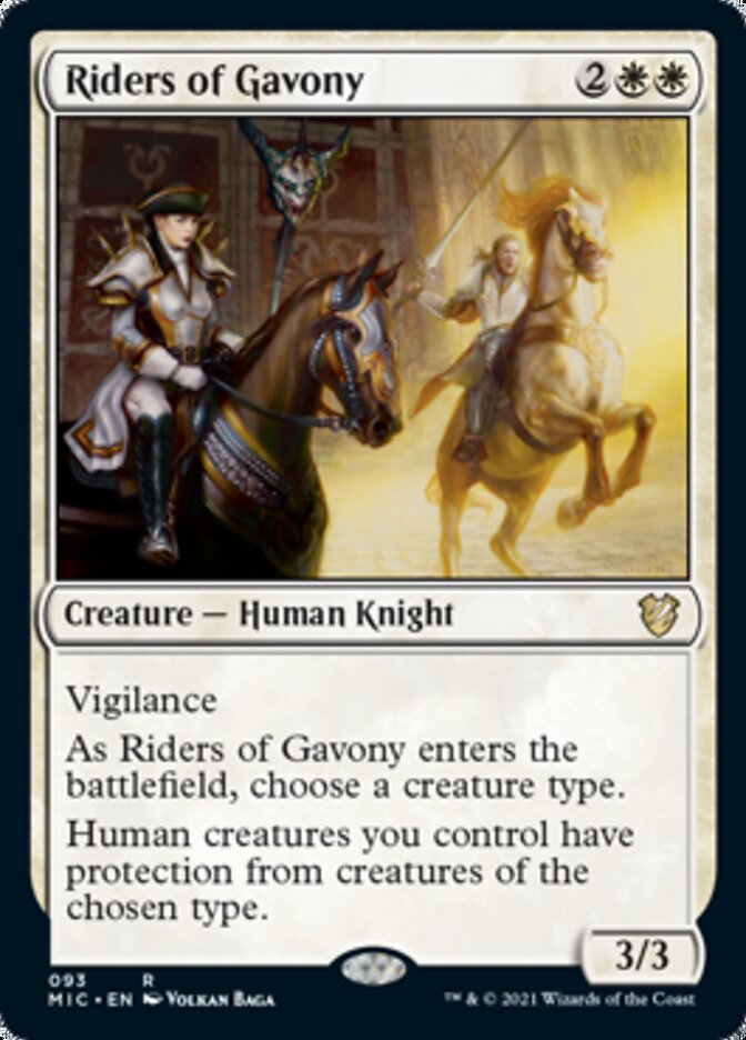 Cavaliers de Gavony [Innistrad : commandant de la chasse de minuit] 