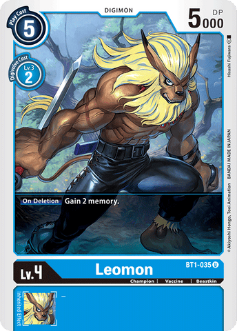 Leomon [BT1-035] [Lanzamiento de refuerzo Ver.1.0] 