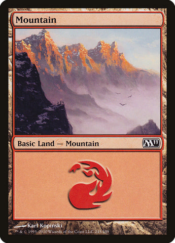 Mountain (#245) [Magic 2011]