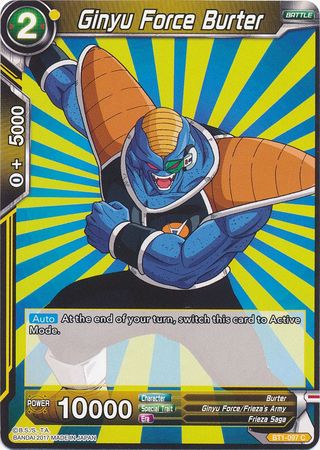 Ginyu Force Burter [BT1-097]