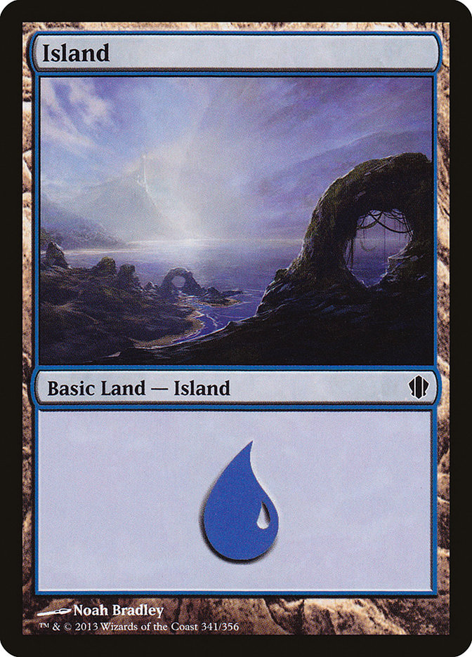 Island (#341) [Commander 2013]