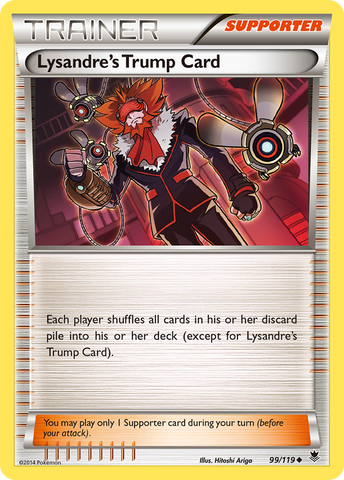 Carte Atout de Lysandre (99/119) [XY : Forces fantômes] 