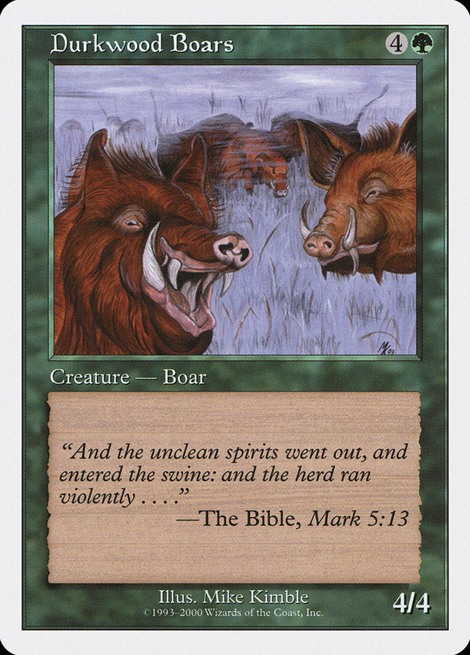 Durkwood Boars [Début 2000] 