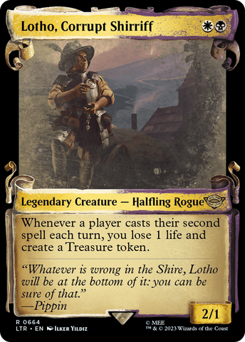 Lotho, Corrupt Shirriff [The Lord of the Rings: Tales of Middle-Earth Showcase Scrolls]