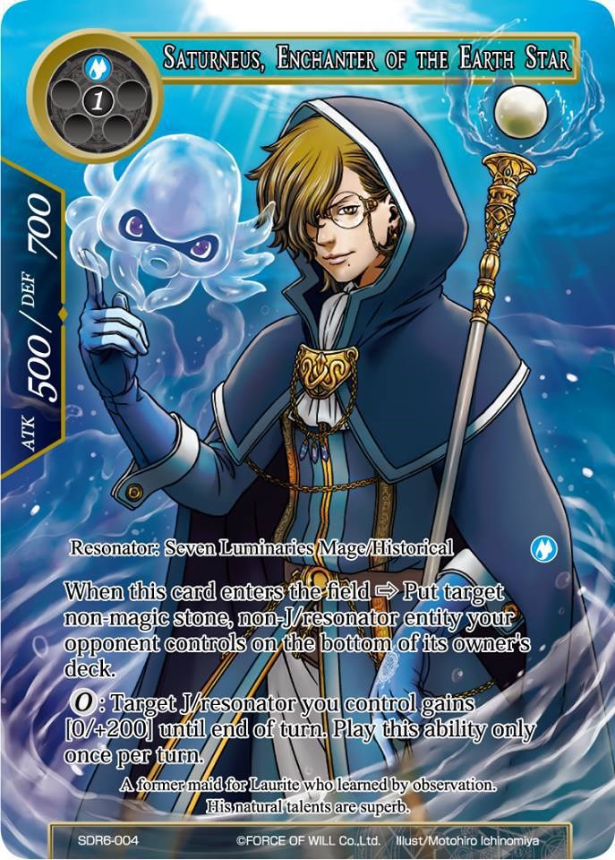 Saturneus, Enchanter of the Earth Star (SDR6-004) [Starter Deck: The Lost Tomes]