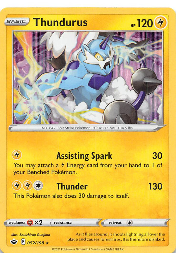 Thundurus (052/198) [Espada y escudo: Reino escalofriante] 