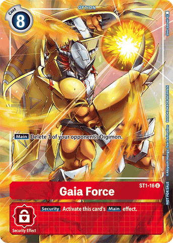 Gaia Force [ST1-16] (Boîte d'évolution de Tamer) [Deck de démarrage : Gaia Red Promos] 
