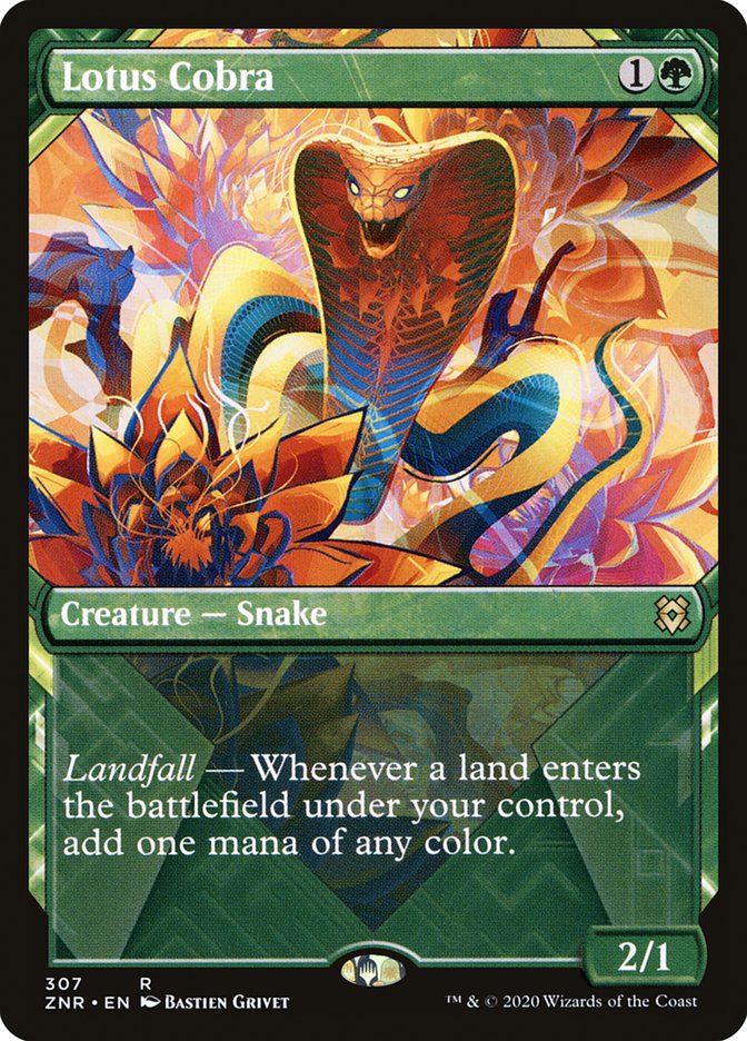 Lotus Cobra (escaparate) [Zendikar Rising] 