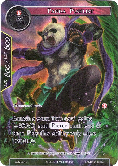 Panda Pugilist (Full Art) (ADK-054) [Advent of the Demon King]