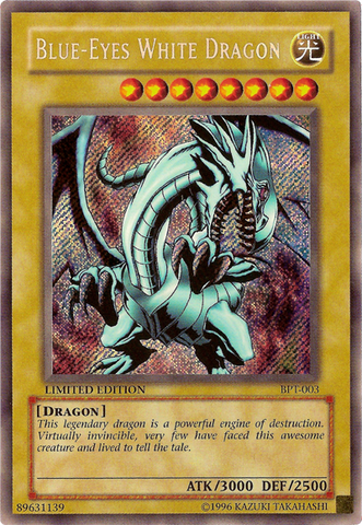 Dragon blanc aux yeux bleus [BPT-003] Secret rare 
