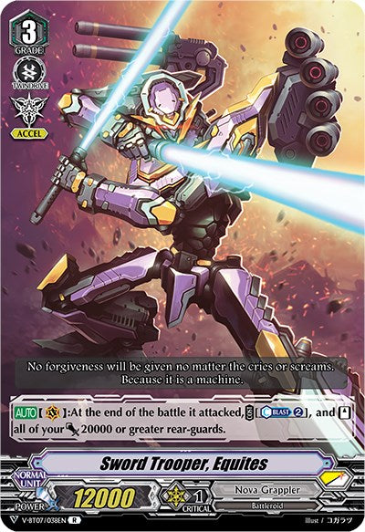 Sword Trooper, Equites (V-BT07/038EN) [Infinideity Cradle]