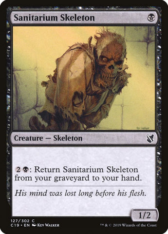 Sanitarium Skeleton [Commander 2019]