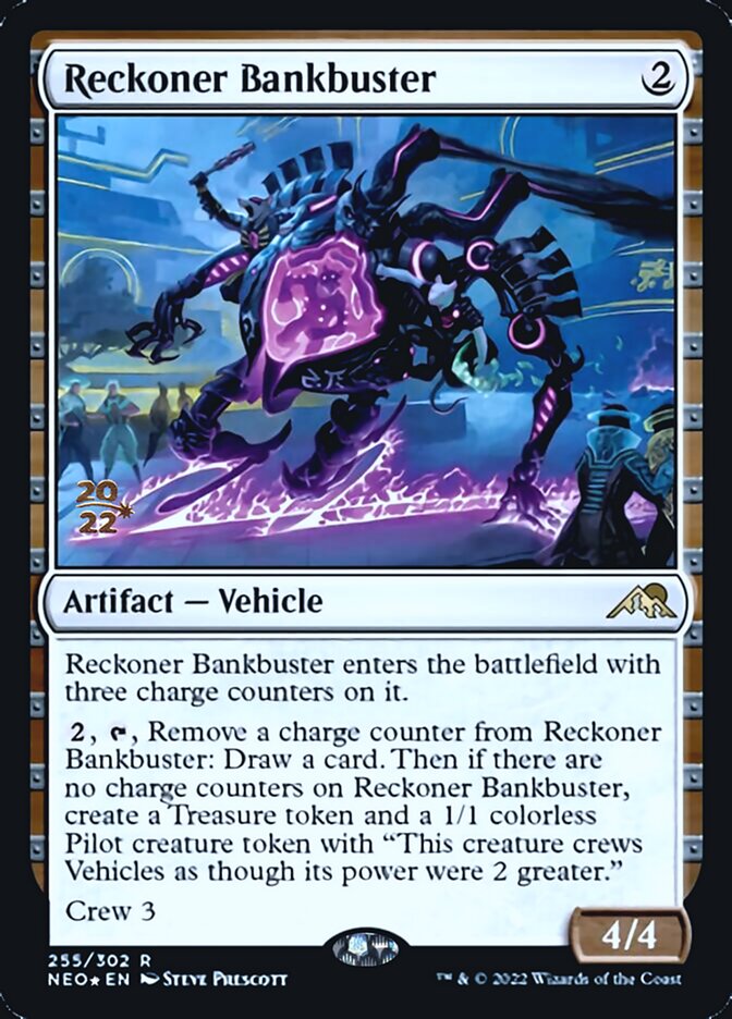 Reckoner Bankbuster [Kamigawa: Neon Dynasty Prerelease Promos]