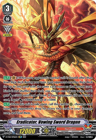 Eradicator, Vowing Sword Dragon (D-VS01/SP06EN) [V Clan Collection Vol.1]