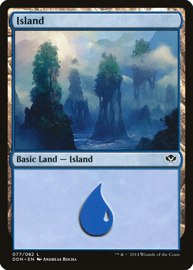 Island (#77) [Duel Decks: Velocidad vs. Astucia] 