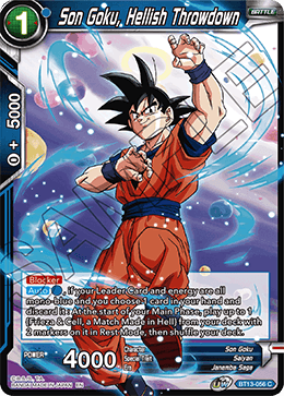 Son Goku, Hellish Throwdown (Común) [BT13-056] 