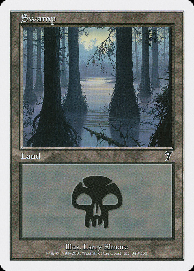 Swamp (#348) [Seventh Edition]