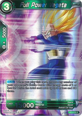 Full Power Vegeta [BT2-076]