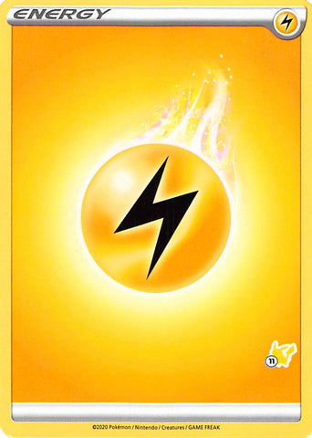 Lightning Energy (Pikachu Stamp #11) [Battle Academy 2022]