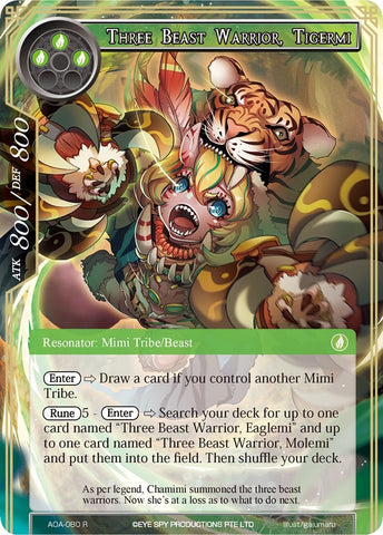 Three Beast Warrior, Tigermi (AOA-080) [Awakening of the Ancients]