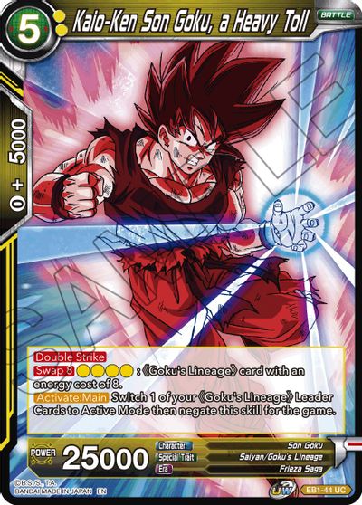 Kaio-Ken Son Goku, un lourd péage (EB1-44) [Battle Evolution Booster] 