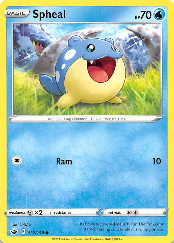 Spheal (037/198) [Espada y escudo: Reino escalofriante] 