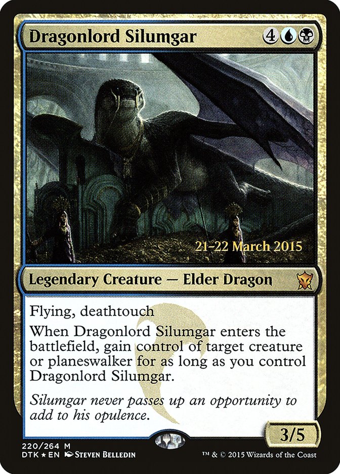 Dragonlord Silumgar  (Prerelease) [Dragons of Tarkir Prerelease Promos]