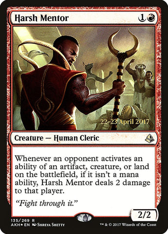 Harsh Mentor  (Prerelease) [Amonkhet Prerelease Promos]