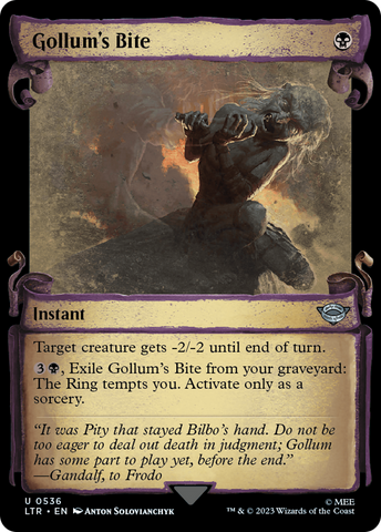 Gollum's Bite [The Lord of the Rings: Tales of Middle-Earth Showcase Scrolls]