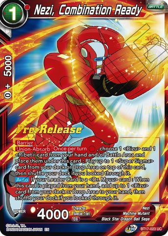 Nezi, Combination Ready (BT17-023) [Promociones de presentación de Ultimate Squad] 