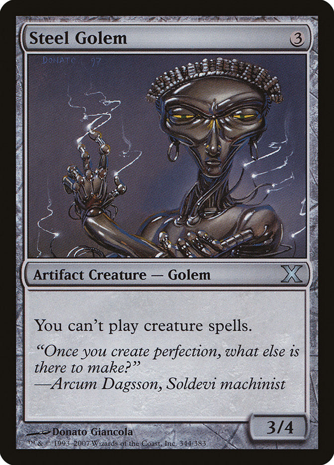 Golem d'acier [Dixième édition] 