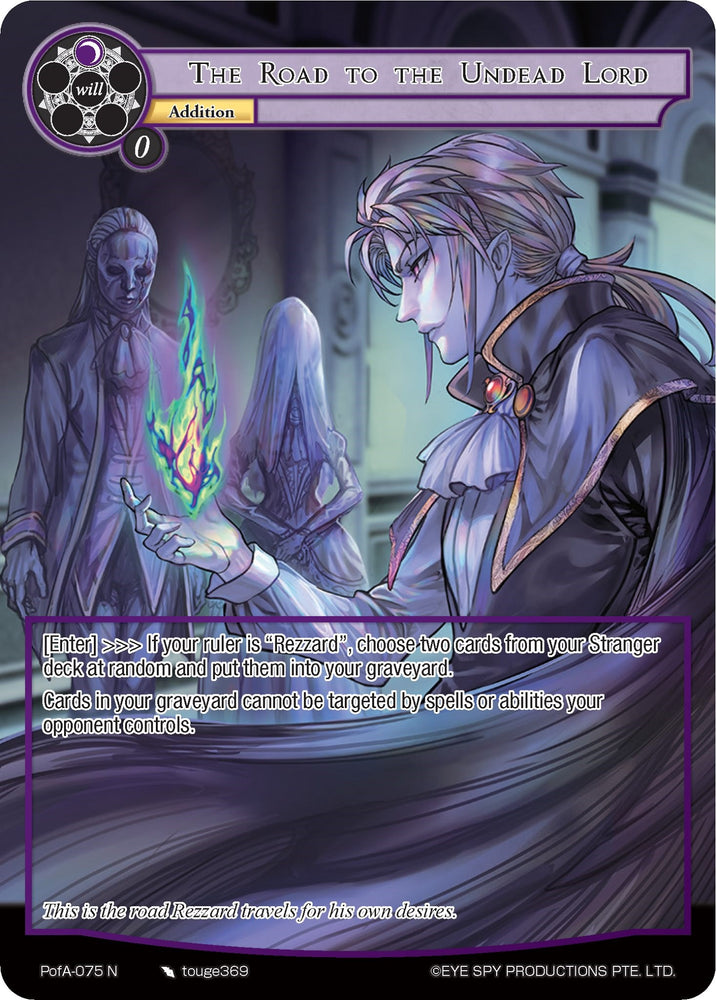 The Road to the Undead Lord (Full Art) (PofA-075) [Alice Origin IV: Prologue of Attoractia]