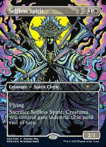 Selfless Spirit (Borderless Alternate-Art) [Regional Championship Qualifiers 2022]