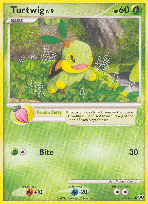 Turtwig (78/100) [Diamante y perla: Amanecer majestuoso] 