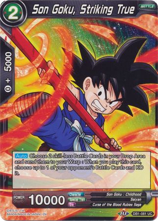 Son Goku, Striking True (DB1-081) [Dragon Brawl]