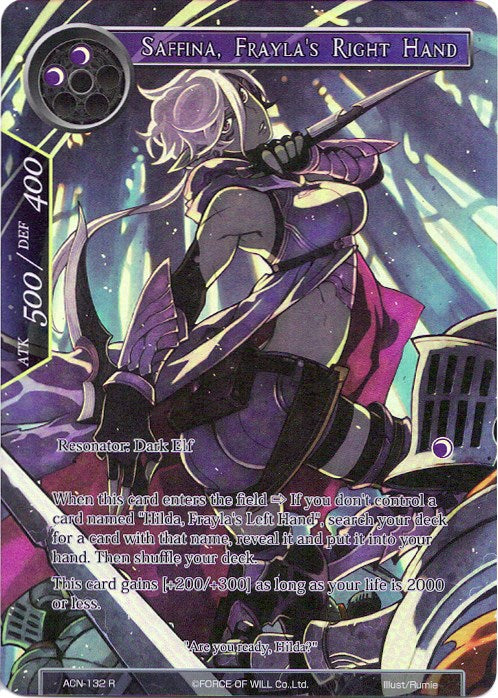 Saffina, Frayla's Right Hand (Full Art) (ACN-132) [Ancient Nights]