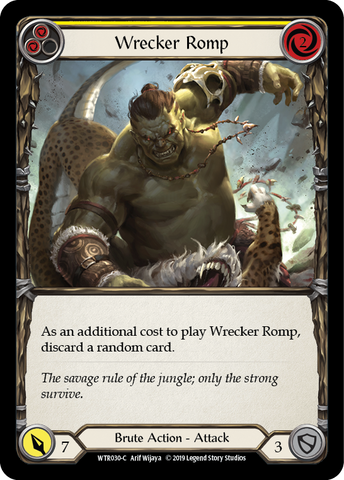 Wrecker Romp (Yellow) [WTR030-C] Alpha Print Normal