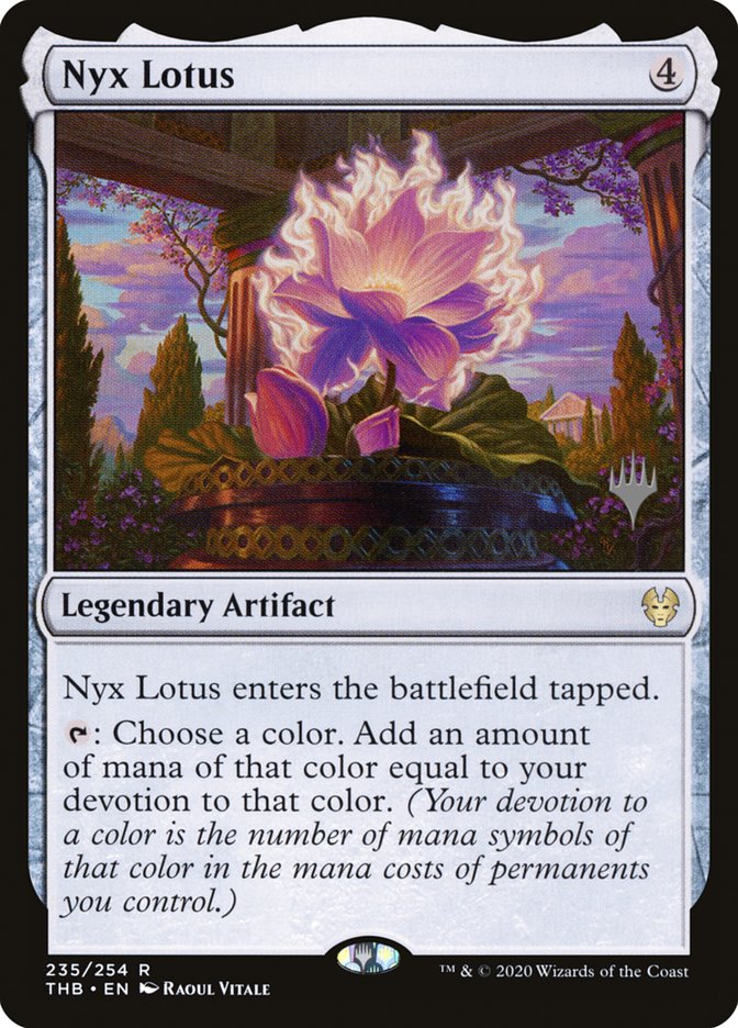 Nyx Lotus (paquete promocional) [Promociones de Theros Beyond Death] 