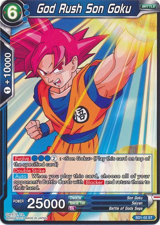 God Rush Son Goku (Starter Deck - The Awakening) [SD1-02]