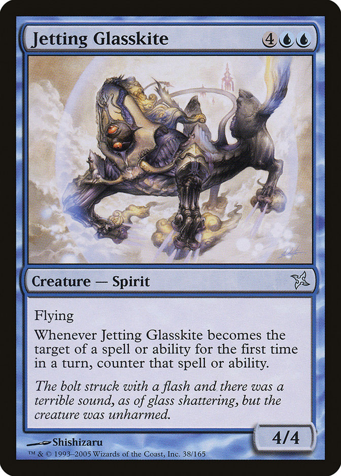 Jetting Glasskite [Traidores de Kamigawa] 